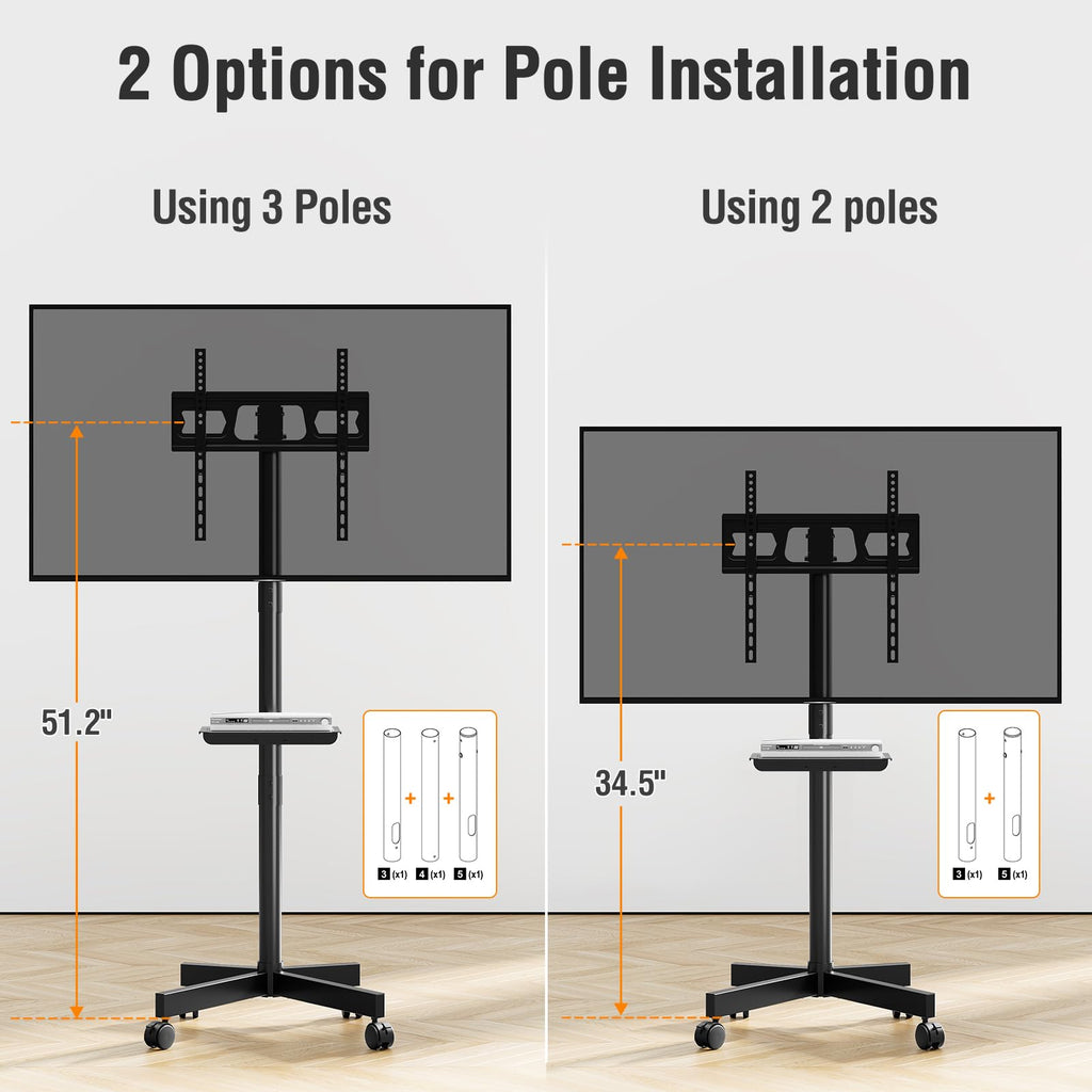 Mobile TV Stand for 23-60" TVs C409170