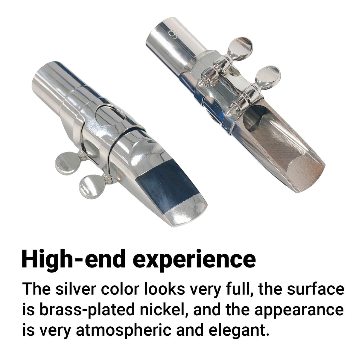 Silver Plated Alto Saxophone Mouthpiece H254030