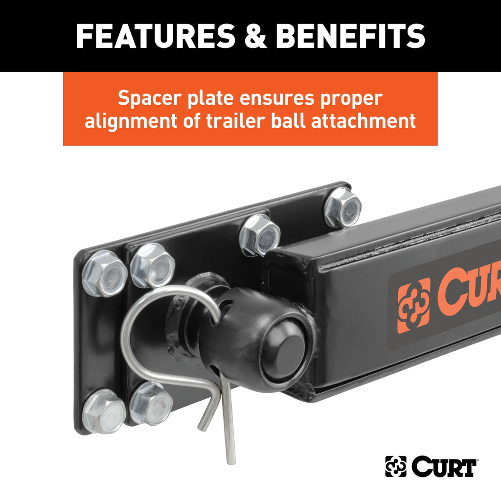 Round Bar Weight Distribution Hitch with Sway Control E383
