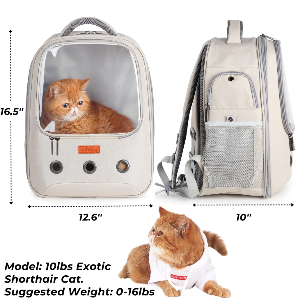 Pet Carrier Backpack, Airline-Approved (Beige) H447498