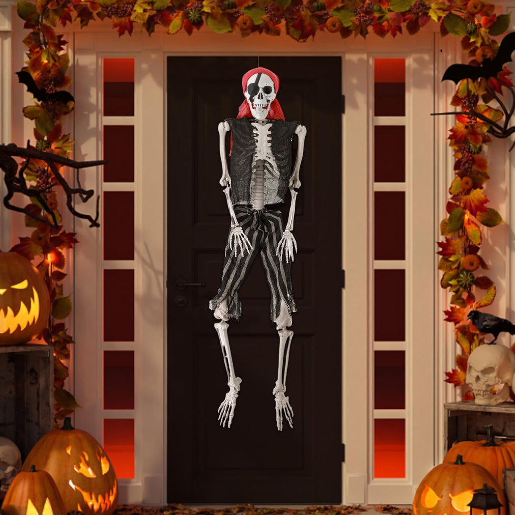 5.4Ft Poseable Skeleton with Movable Joints R21064