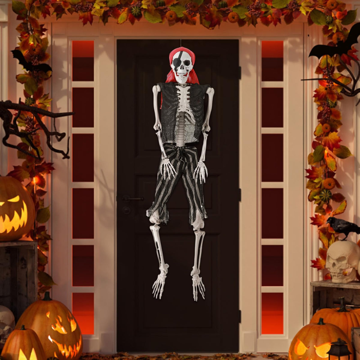 5.4Ft Poseable Skeleton with Movable Joints R21064