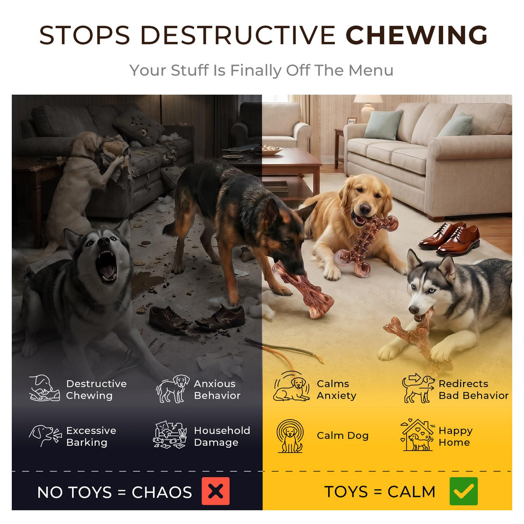 3-Pack Dog Chew Toys M3521