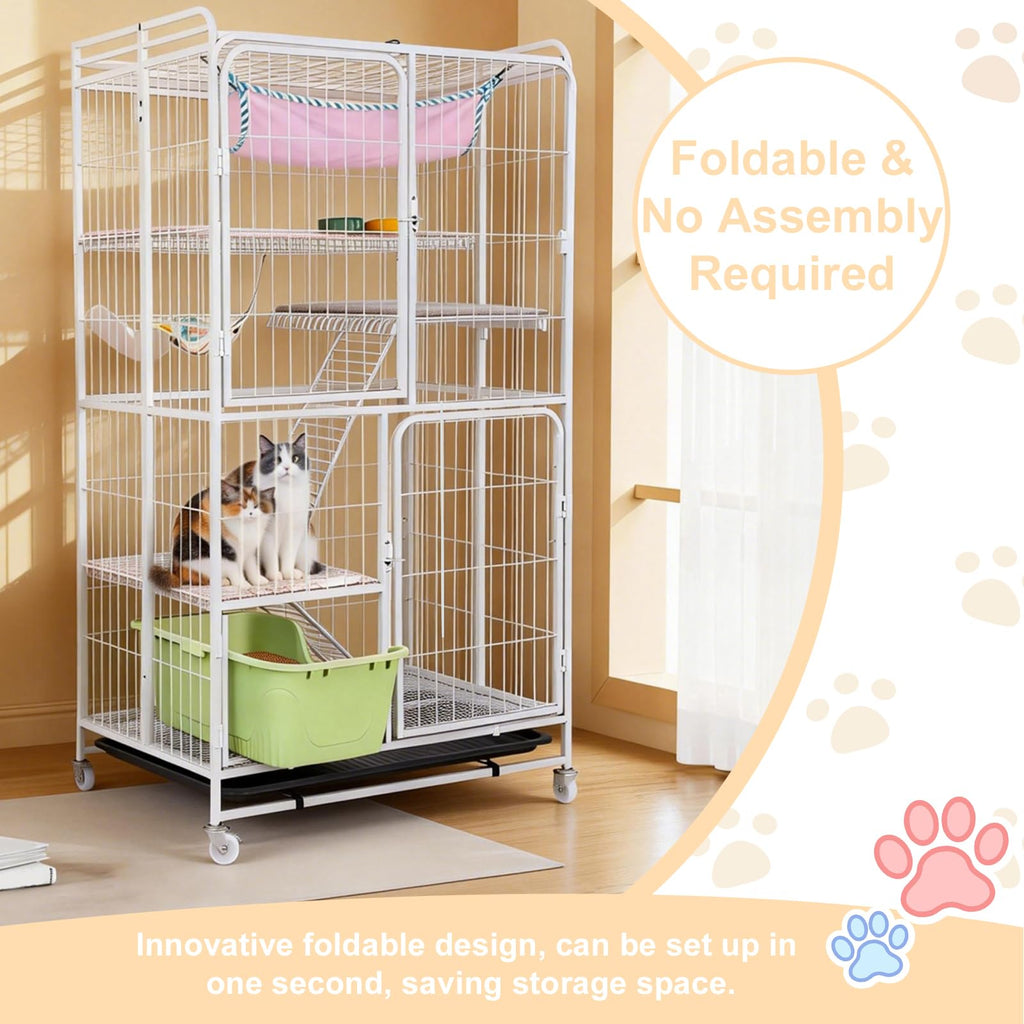 4 Tier Indoor Cat Playpen Q5405