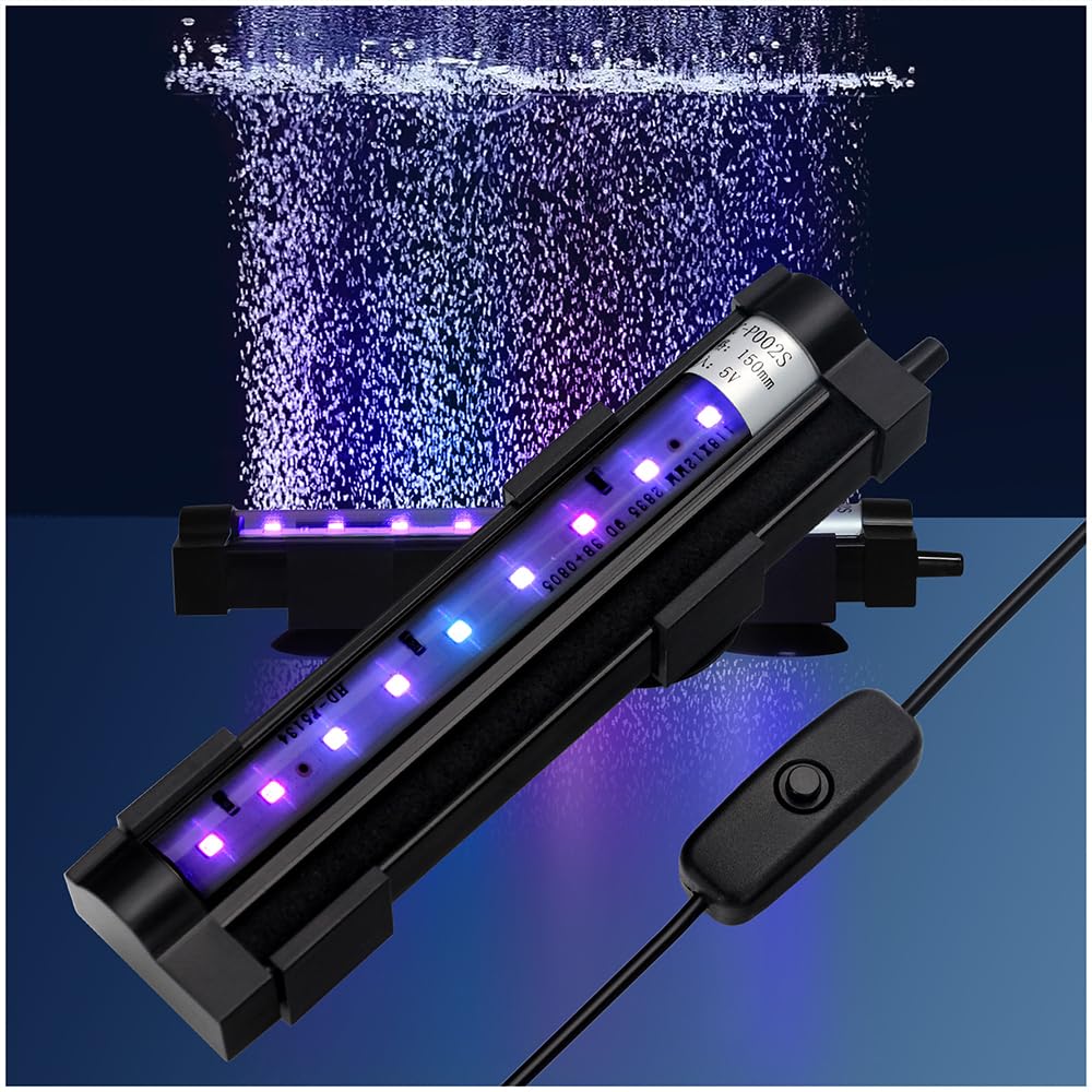 6 Inch IP68 Waterproof Color Changing Submersible Aquarium Light D917