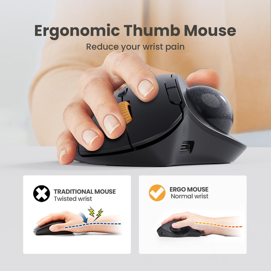 Wireless Bluetooth Trackball Mouse B154376