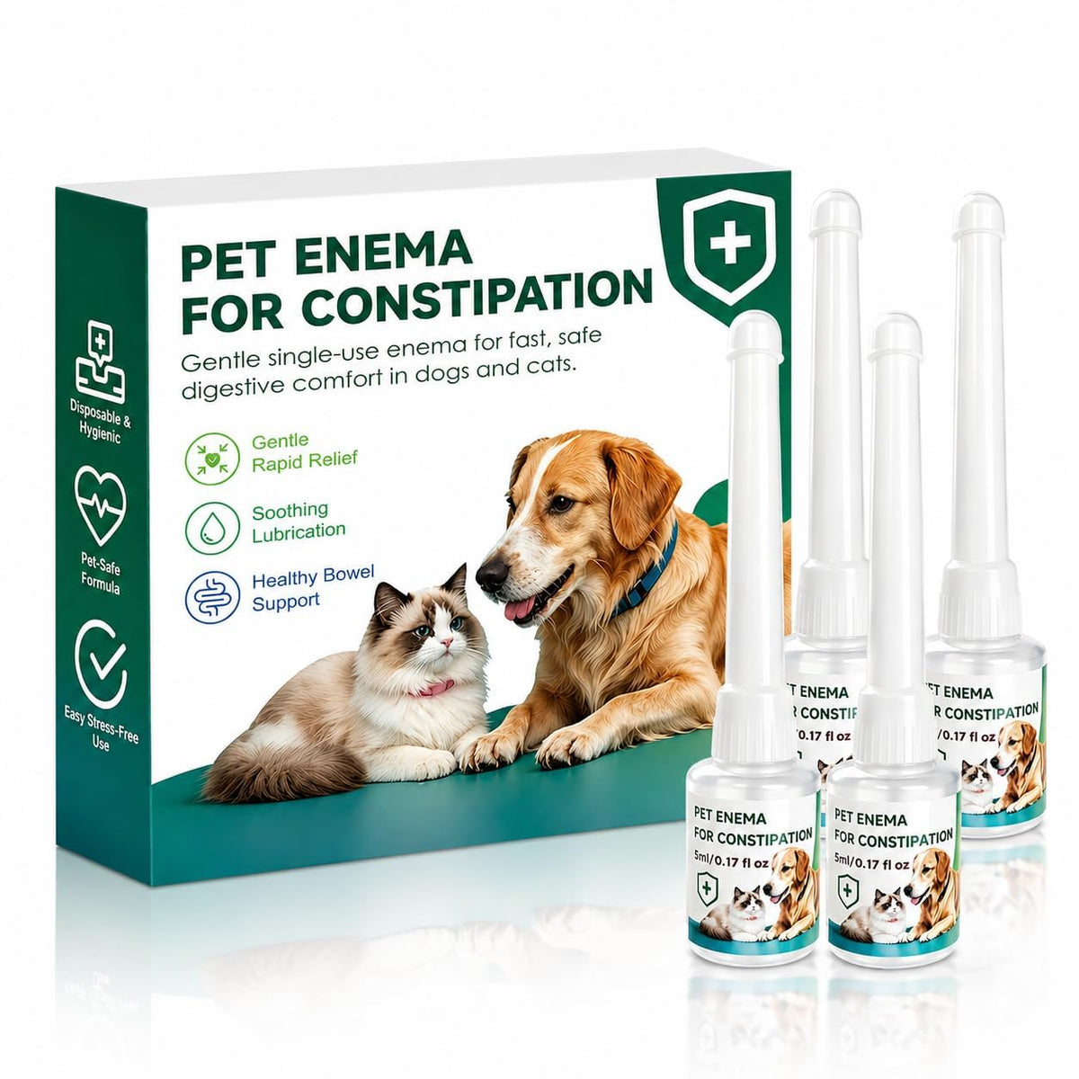Disposable Enema Kit for Cats and Dogs 4 Pack P788