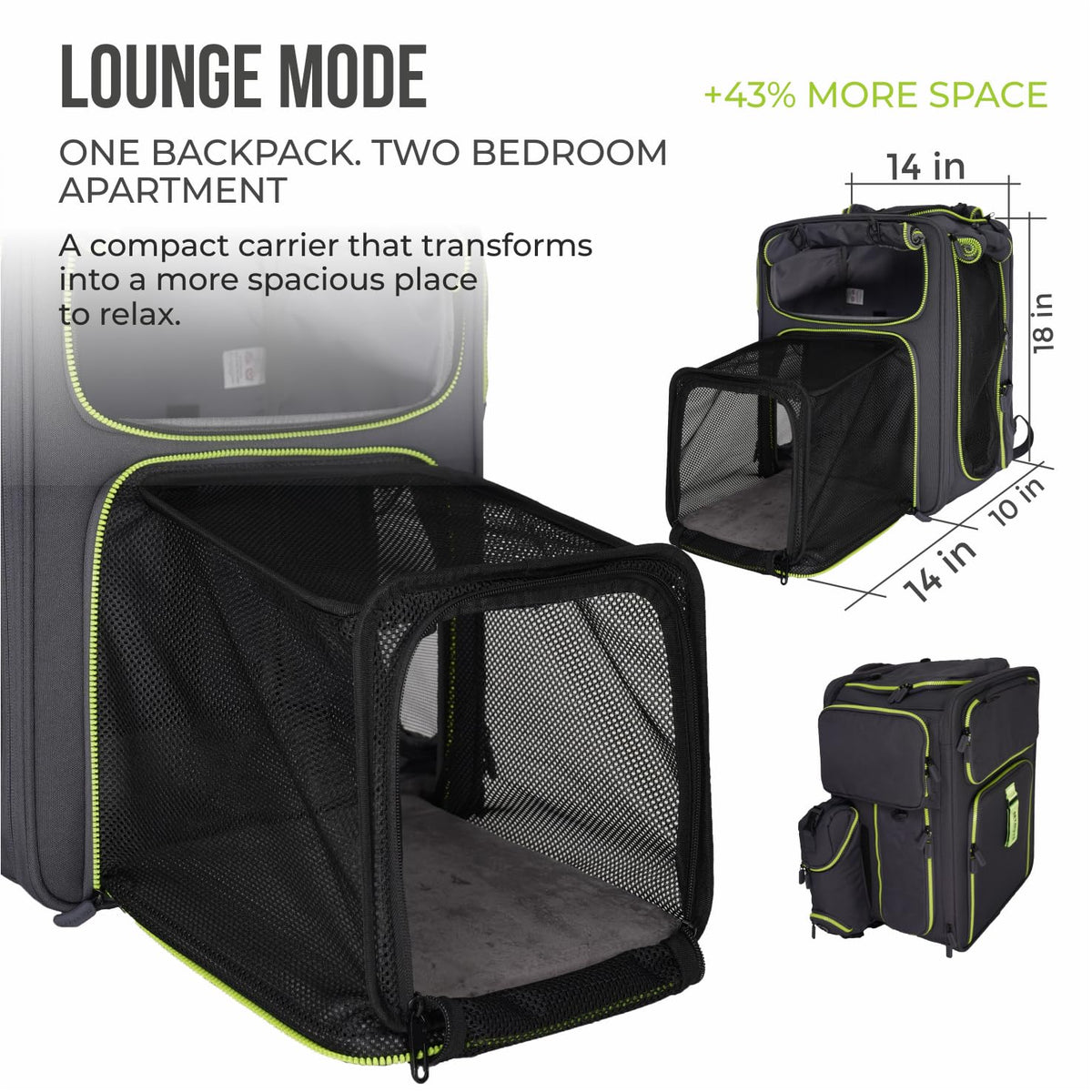 Expandable Cat Carrier Backpack G894803