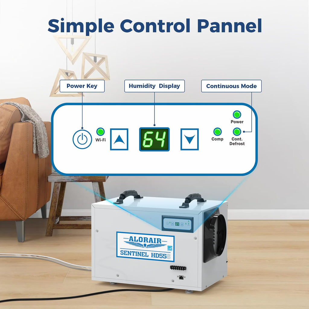 120 Pints Wi-Fi Dehumidifier E263