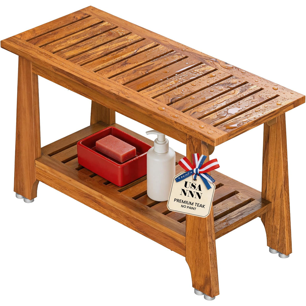 30" Teak Shower Bench N843928
