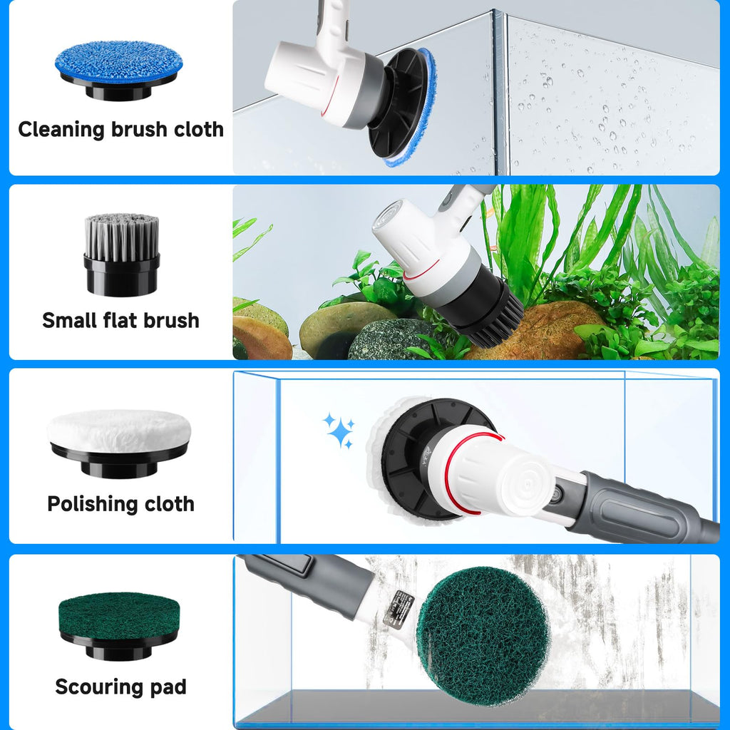 Grey Electric Aquarium Cleaning Kit C94507