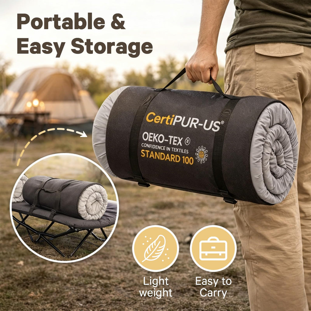 2 Inch Memory Foam Camping Cot Pad N890