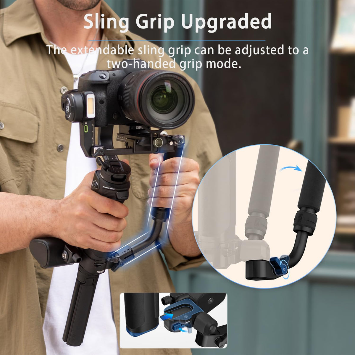 3-Axis Gimbal Stabilizer for DSLR and Mirrorless Camera E459