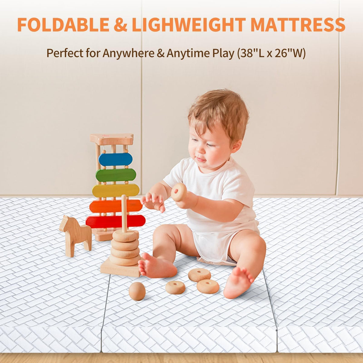 Pack N Play Mattress Trifold Memory Foam B336912