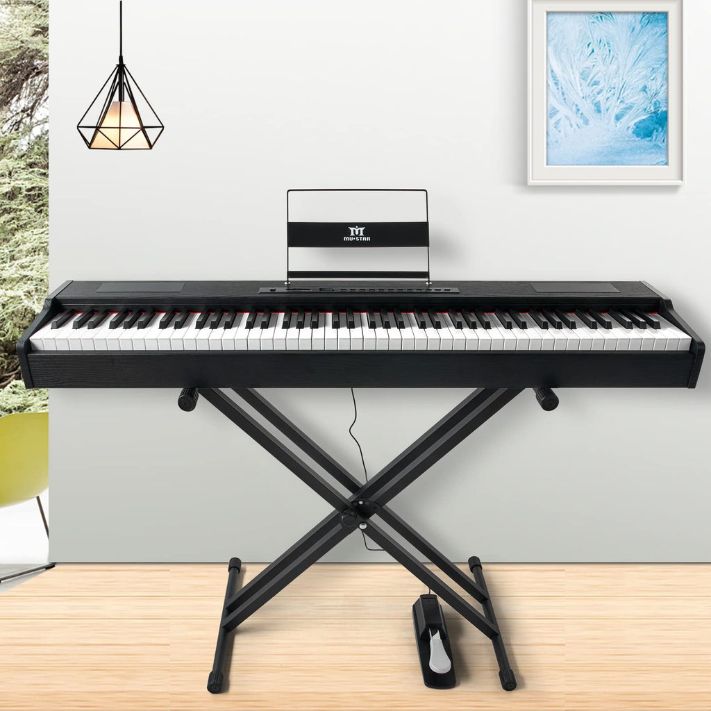 88 Key Fully Weighted Hammer Action Digital Piano with Stand U6192
