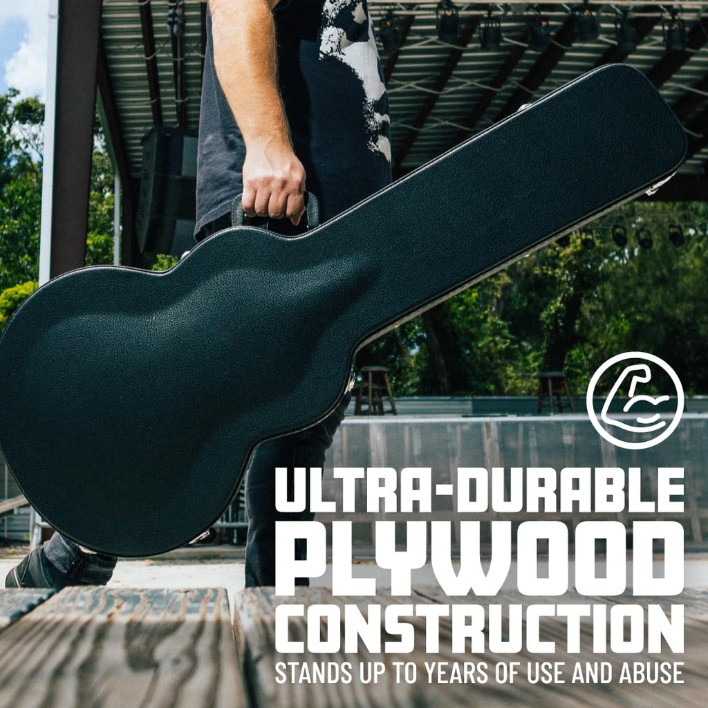 Hard-Shell Wood Case for 335-Style Guitars M9641