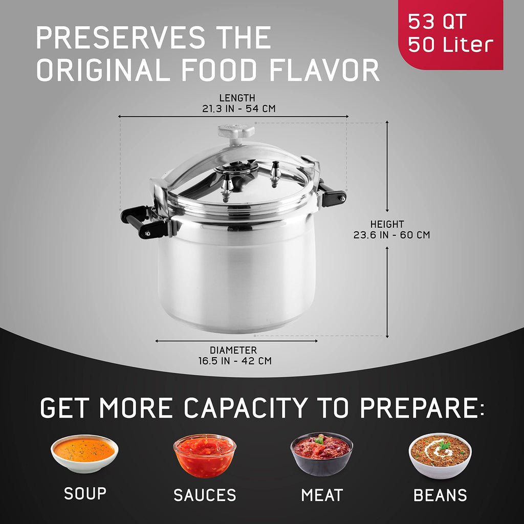 53-Quart Aluminum Pressure Cooker C57972