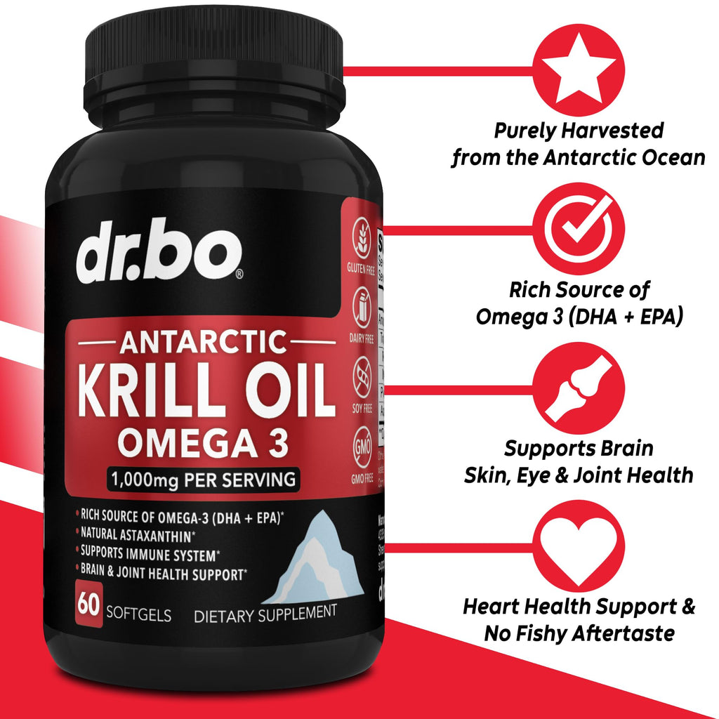 Krill Oil Omega 3 500mg 60 Softgels T676783