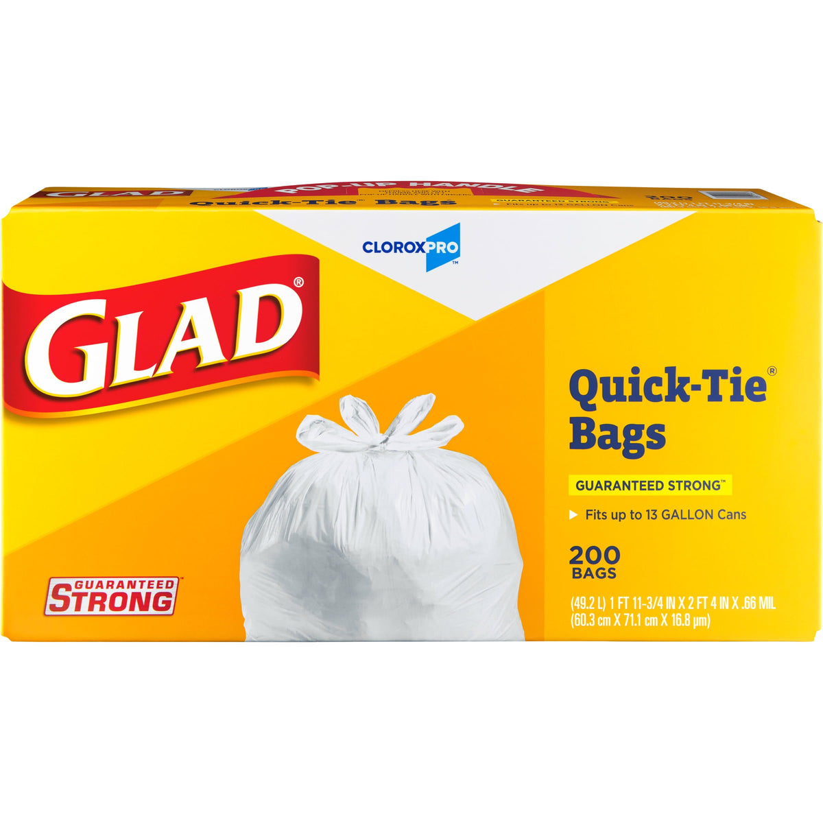 13 Gallon Tall Kitchen Trash Bags, 200 Count S5695