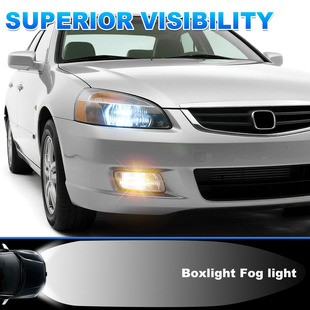 Fog Lights Assembly with Halogen Bulbs Clear Lens Switch Harness Kit T15033