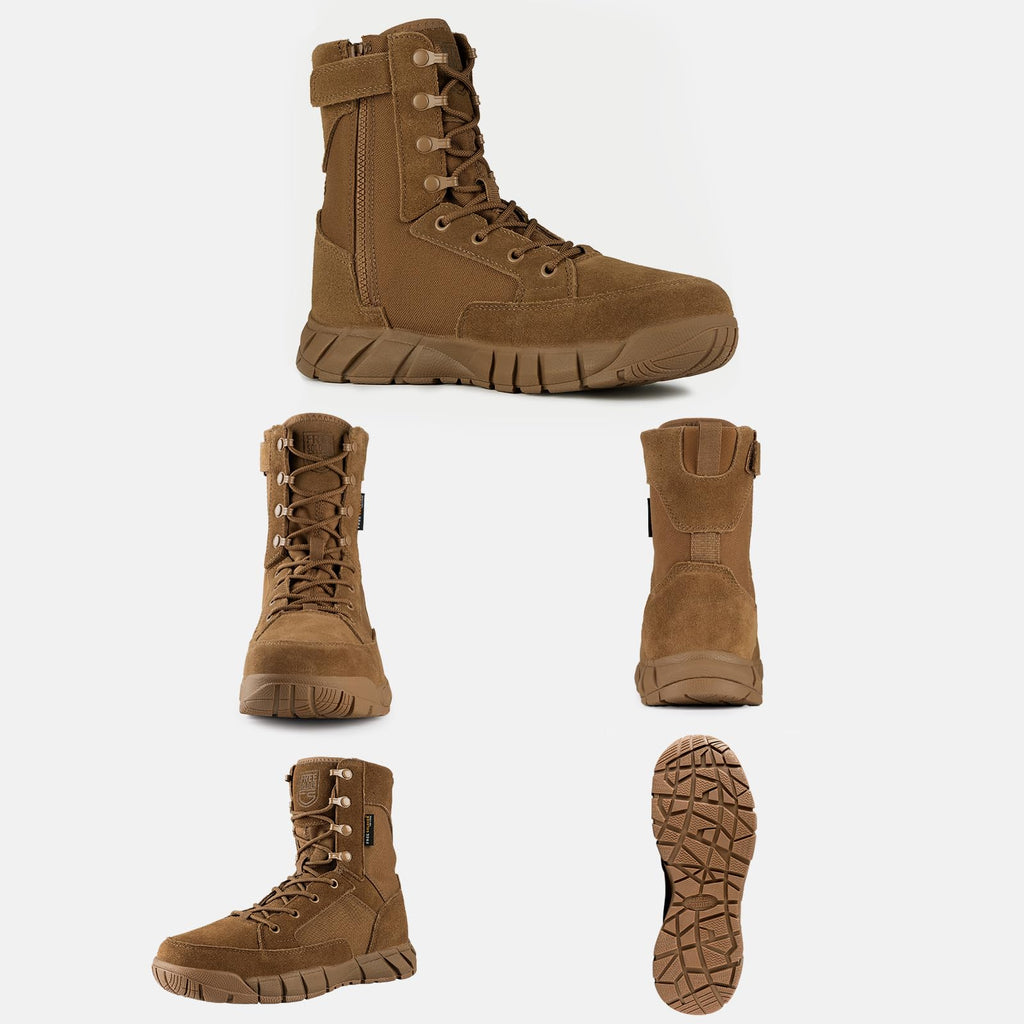 8" Zip Military Tactical Boot A805655