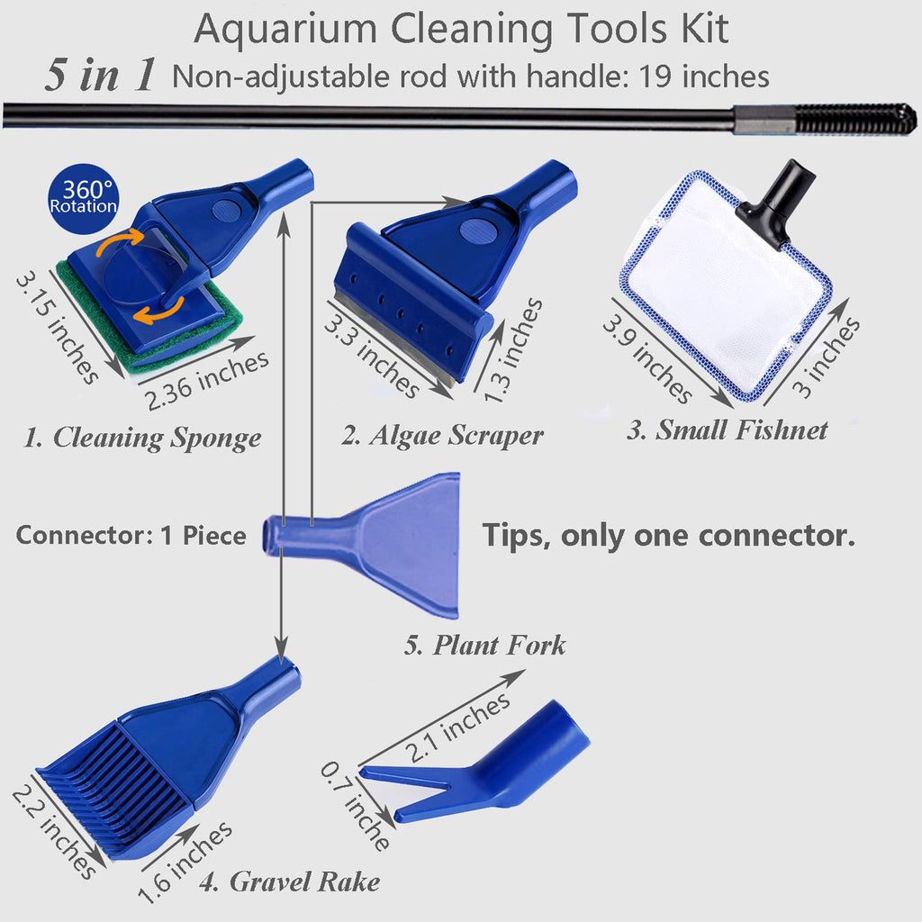 Aquarium Cleaning Tools Kit 5 in 1 H7414