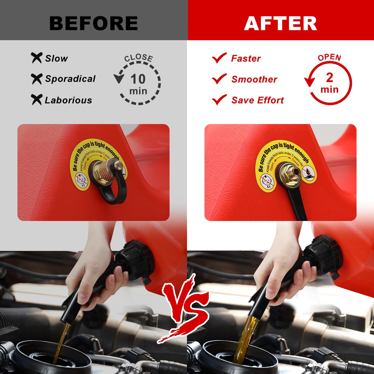 Gas Can Vent Caps 6 Pack J22712