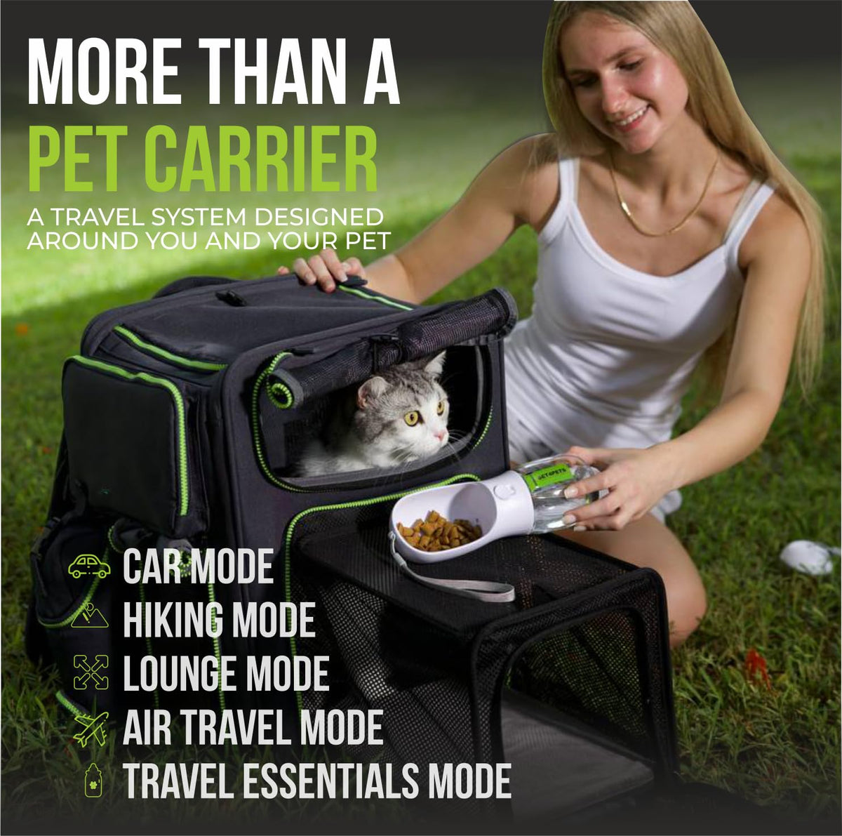 Expandable Cat Carrier Backpack G894803