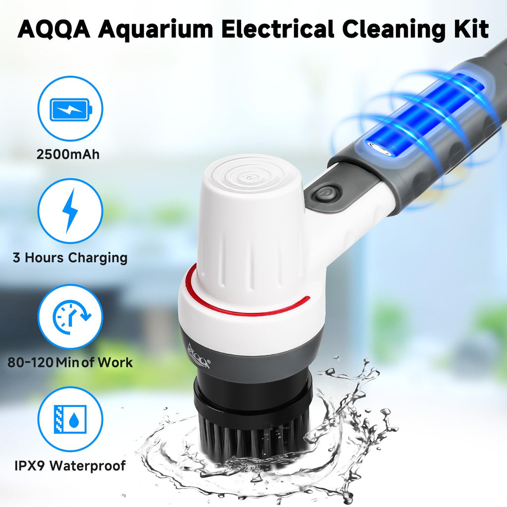 Grey Electric Aquarium Cleaning Kit C94507