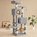 Light Gray Cat Tree H133