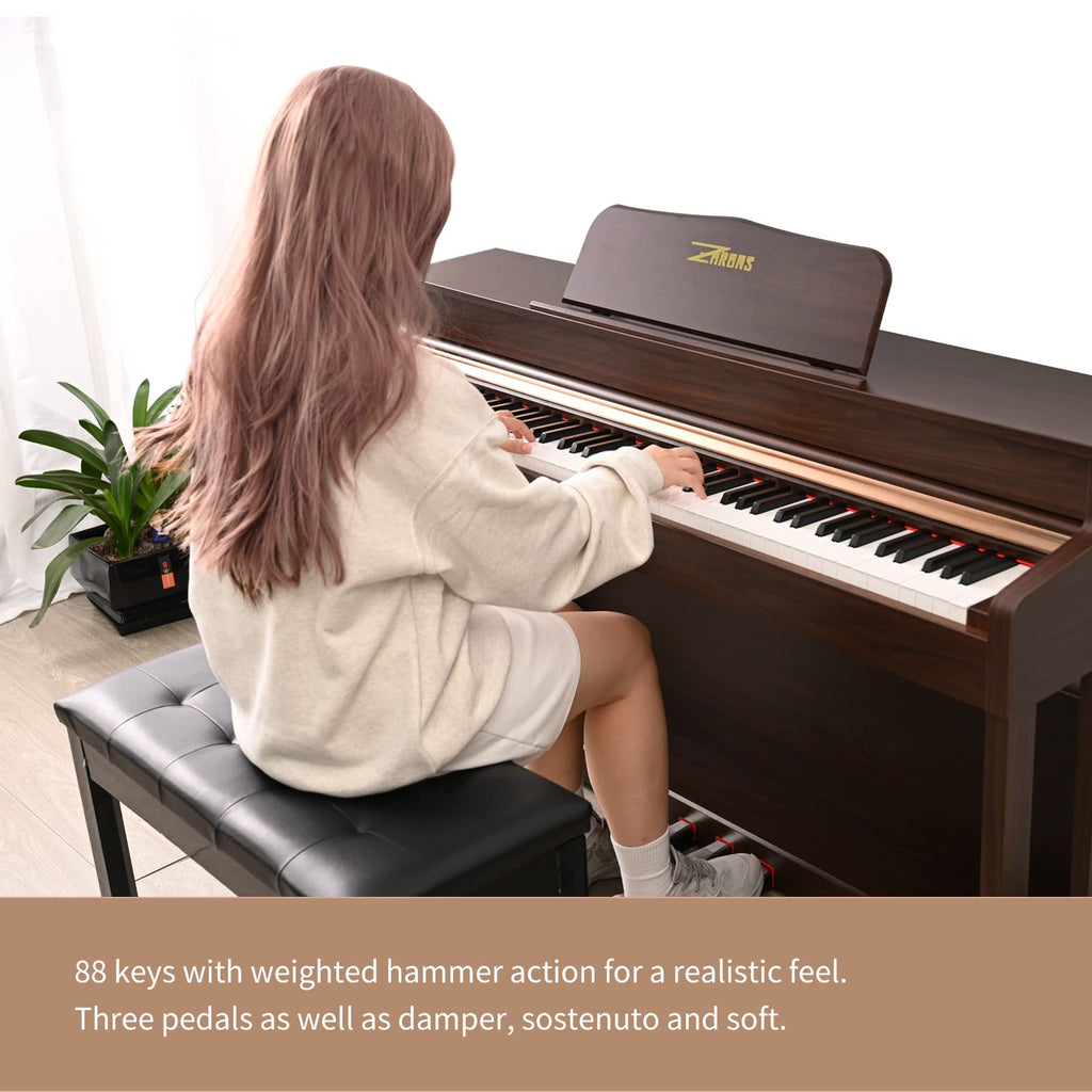 88 Key Full Weighted Digital Piano with Triple Pedal P8718