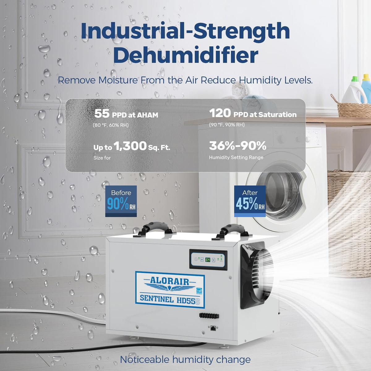 120 Pints Wi-Fi Dehumidifier E263