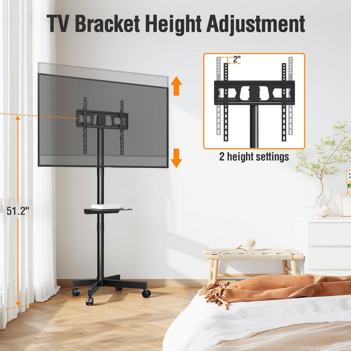 Mobile TV Stand for 23-60" TVs C409170