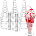 40 Pack 6 oz Disposable Plastic Martini Glasses N7658