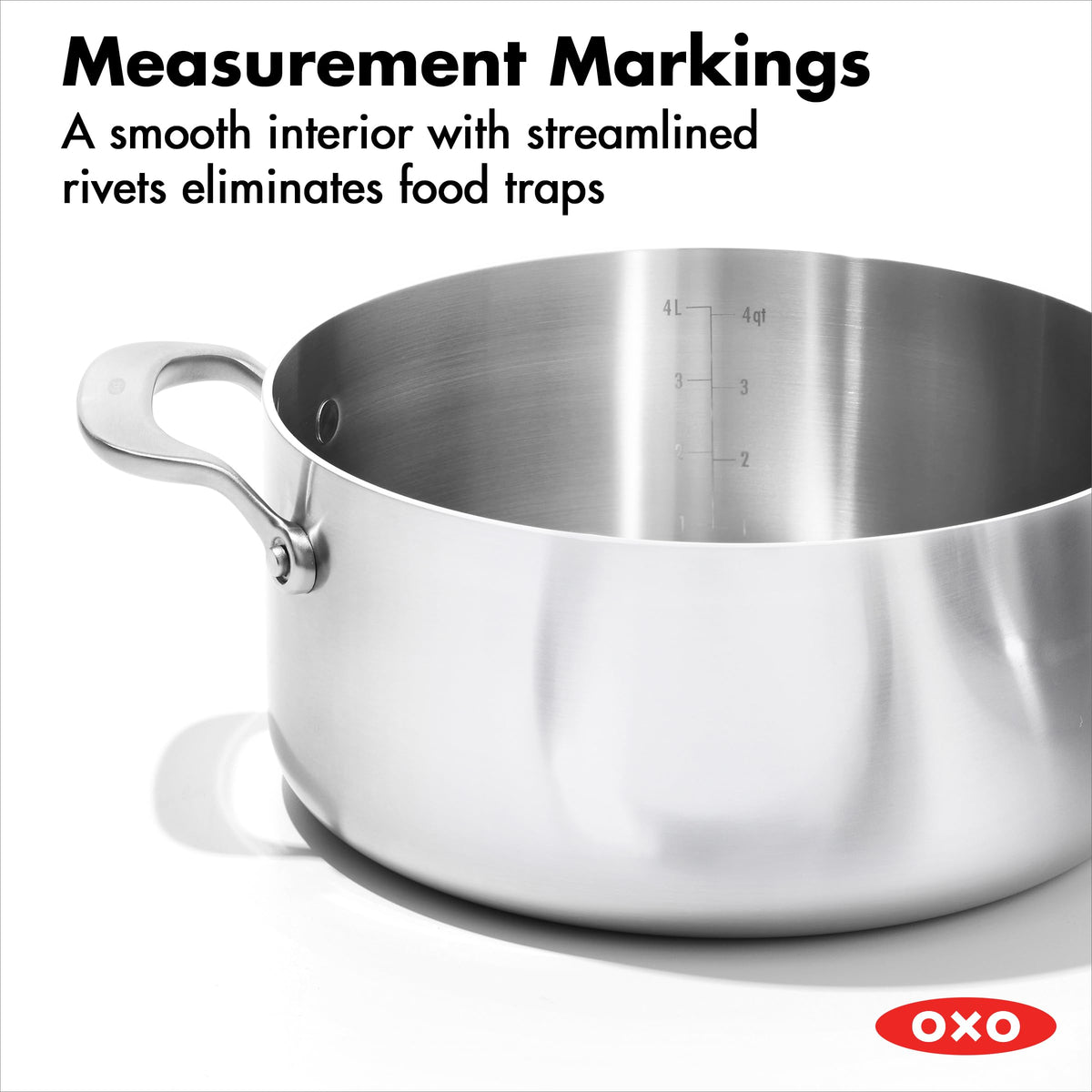 10 Piece Stainless Steel Cookware Set with Ceramic Nonstick Frying Pan Y68634