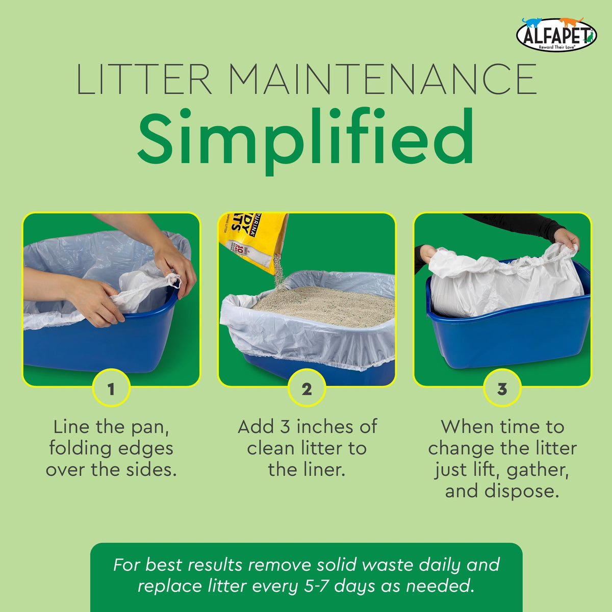 Heavy Duty 52 Pack Litter Box Liners I4655