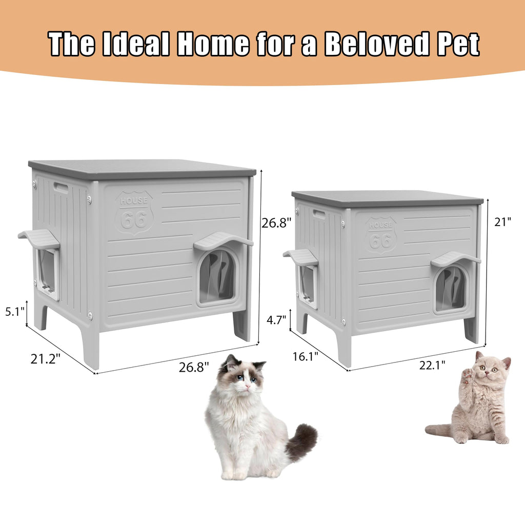 Insulated Heated Cat House S851