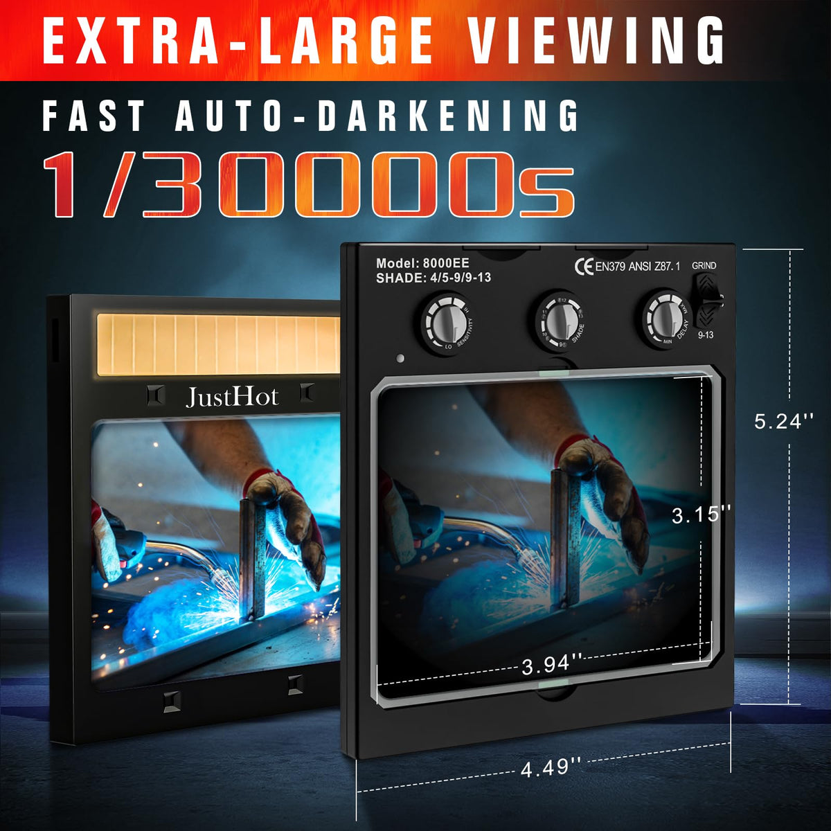 Auto Darkening True Color Welding Lens A783