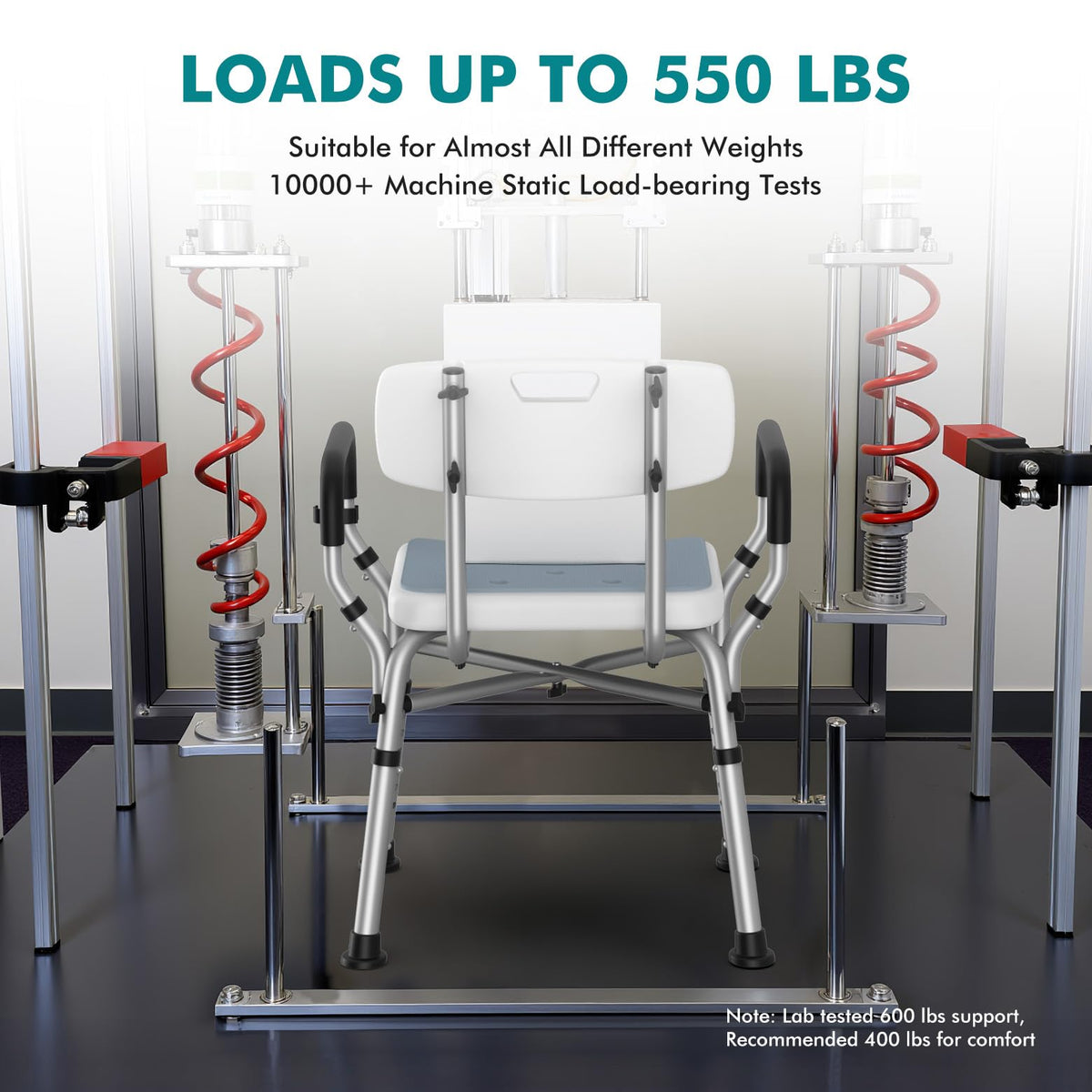 Shower Chair with Removable Arms and Back I9869