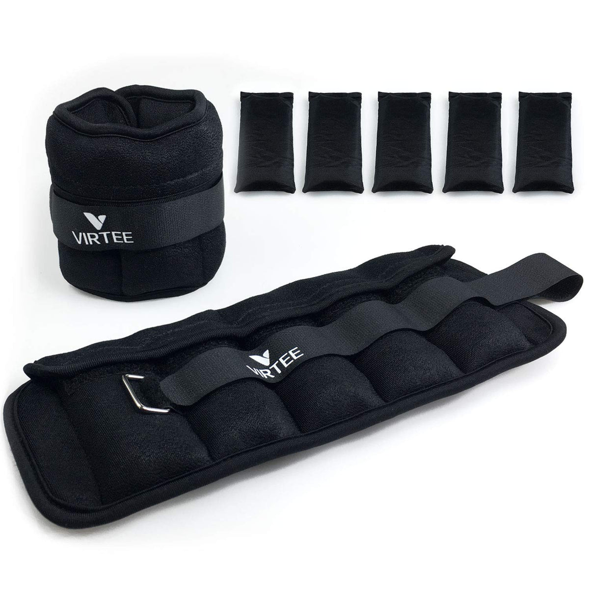 Adjustable Ankle Weights 1-3 Lbs Pair X212379