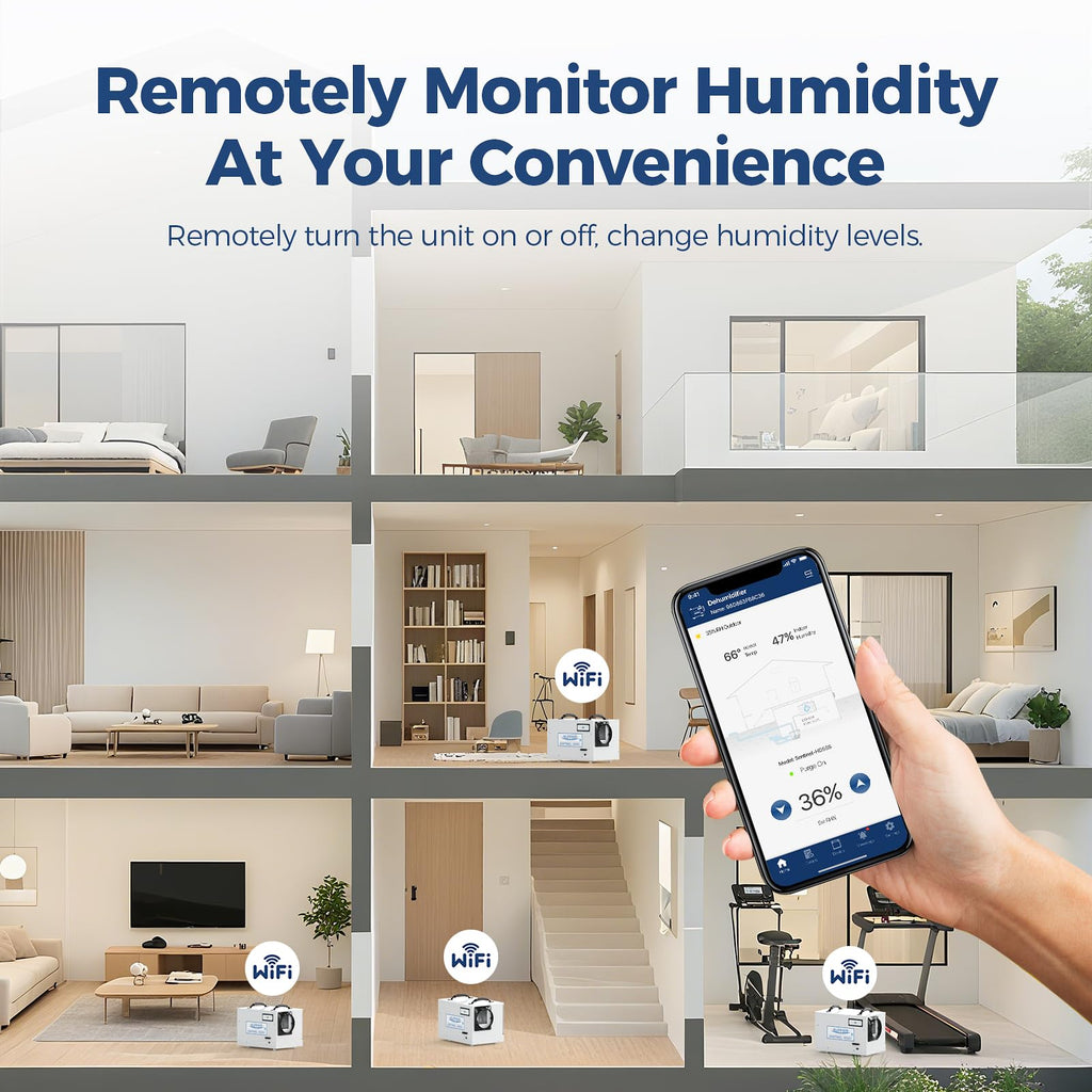 120 Pints Wi-Fi Dehumidifier E263