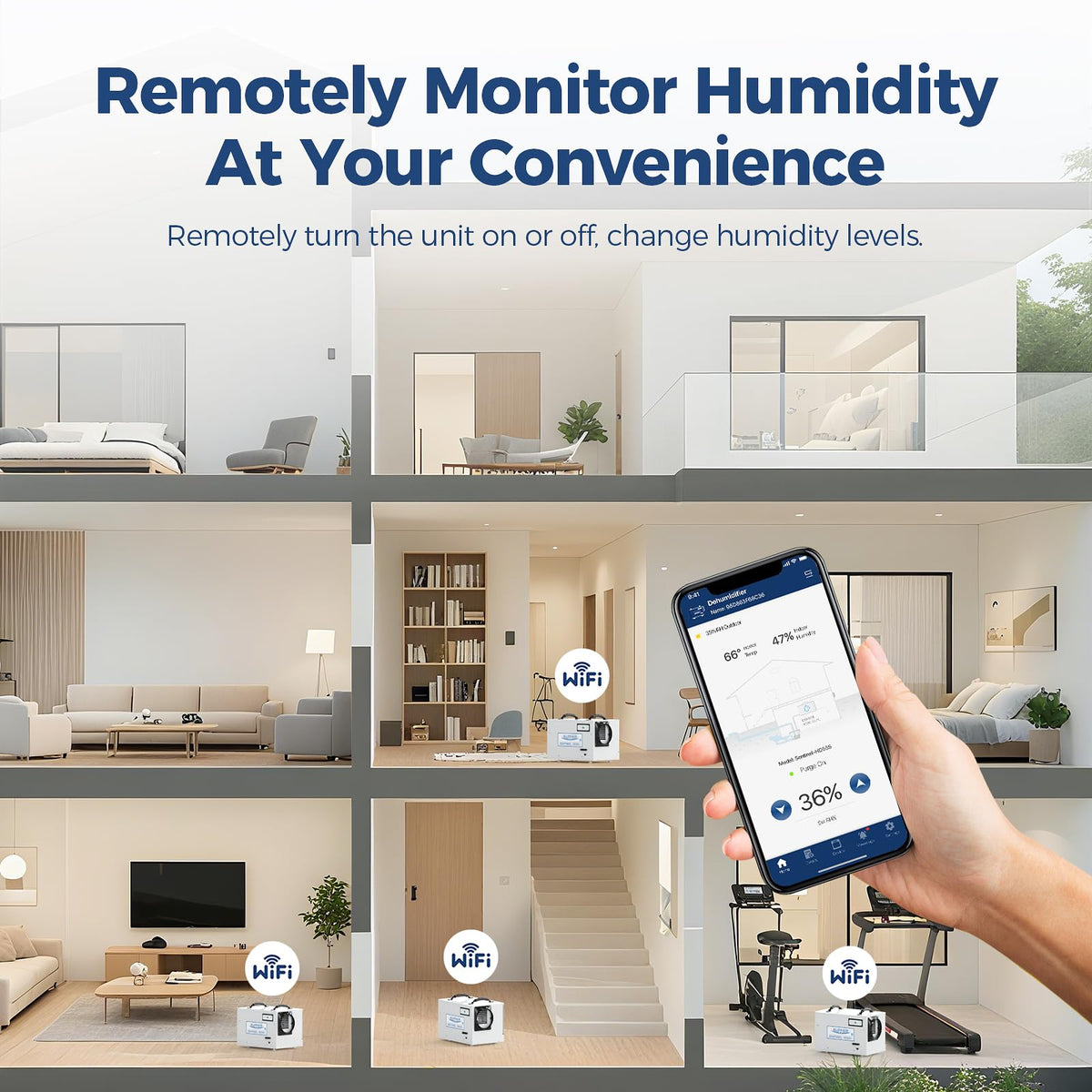 120 Pints Wi-Fi Dehumidifier E263