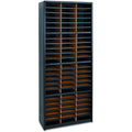 72 Compartment Black Literature Organizer L711