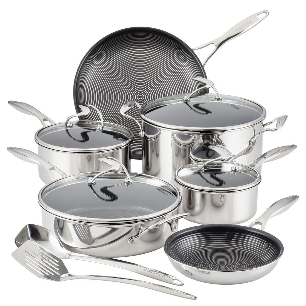 Stainless Steel Nonstick 12 Piece Cookware Set O1331