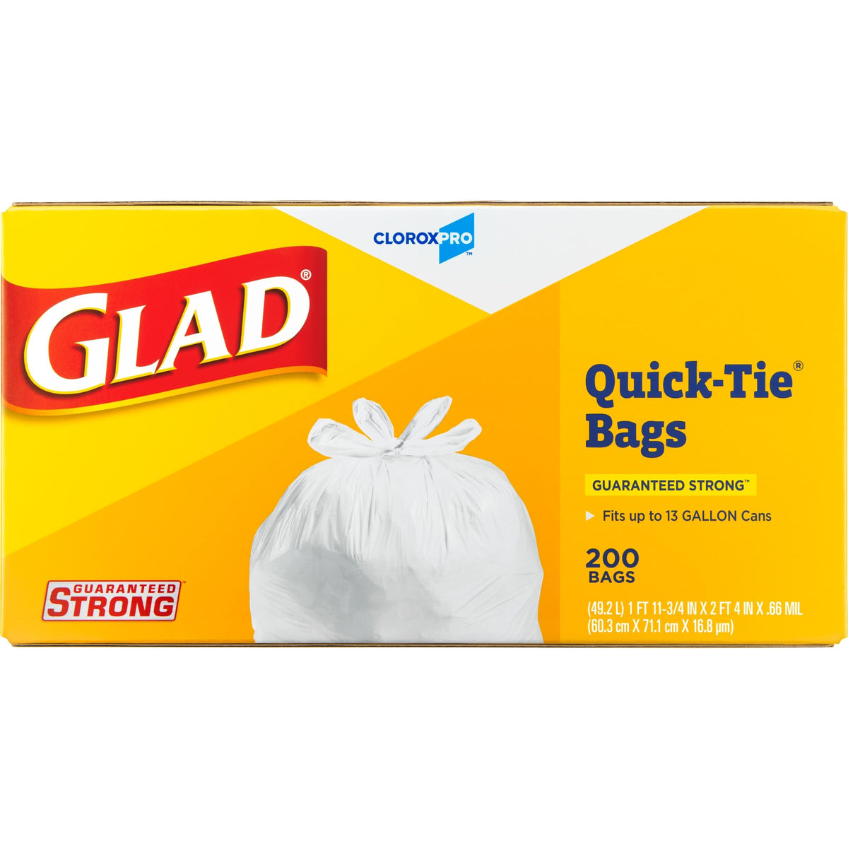 13 Gallon Tall Kitchen Trash Bags, 200 Count S5695