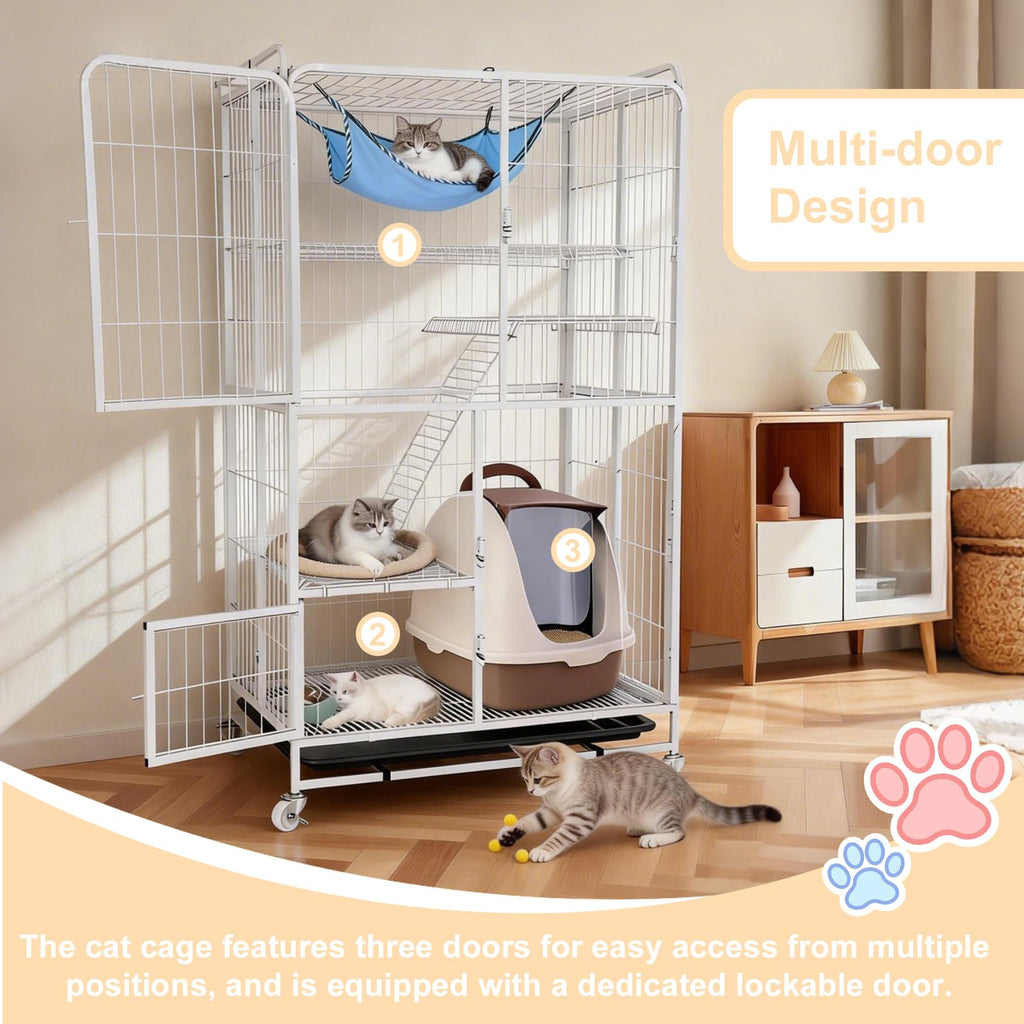 4 Tier Indoor Cat Playpen Q5405