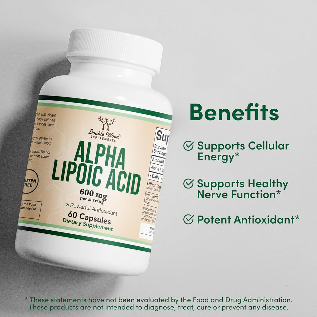 Alpha Lipoic Acid 600mg 60 Capsules Y915