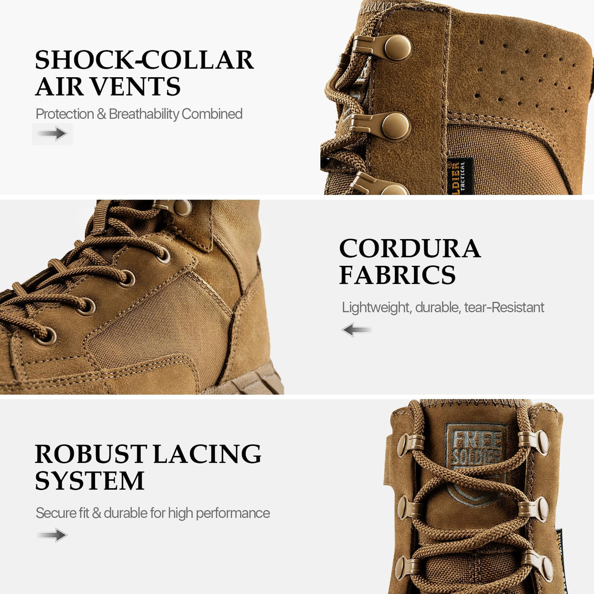 8" Zip Military Tactical Boot A805655
