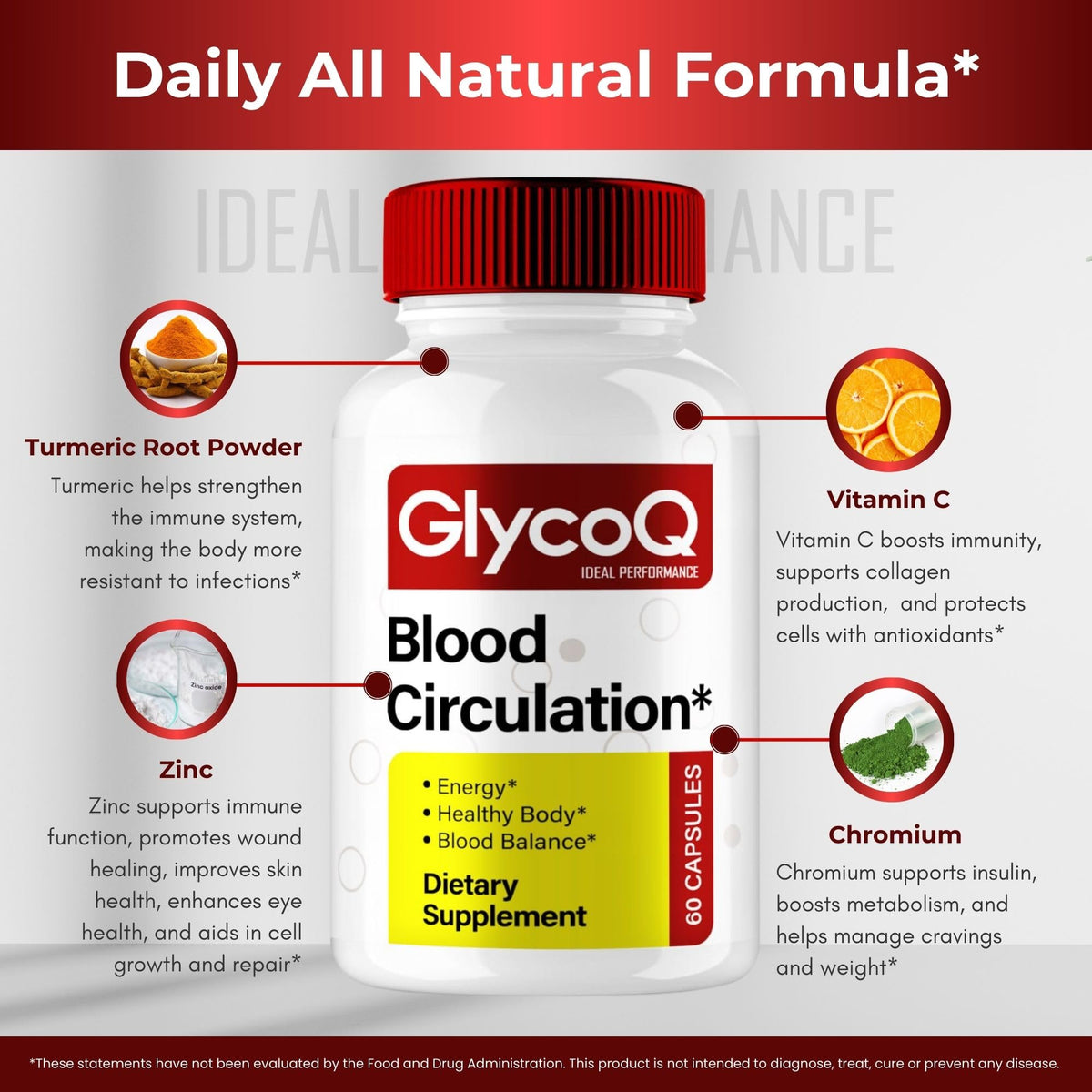 All Natural Circulation Supplement Capsules 2 Pack U415458