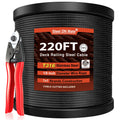 Black Stainless Steel Cable for Railing 220FT 1/8" T316 Wire Rope X175